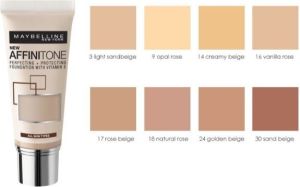 Maybelline  Affinitone w tubie 24 Golden Beige 30ml 2
