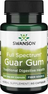 Swanson Swanson - Guma Guar, 400mg, 60 kapsułek 1