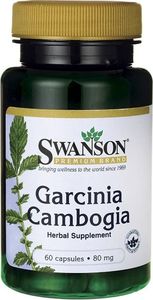 Swanson Swanson - Garcinia Cambogia 5:1 Ekstrakt, 80mg, 60 kapsułek 1