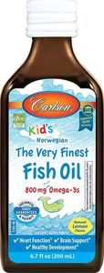 Carlson Labs Carlson Labs - Kid's Olej Rybny, 800mg, Cytryna, 200 ml 1