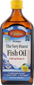 Carlson Labs Carlson Labs - The Very Finest Fish Oil, Natural Lemon, 500 ml 1