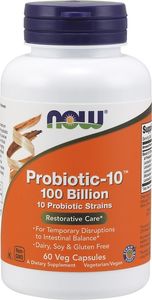 NOW Foods NOW Foods - Probiotic-10, 100 Billion, 60 vkaps 1