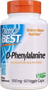 DOCTORS BEST Doctor's Best - D-Fenyloalanina, 500 mg, 60 vkaps 1