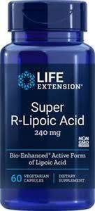 Life Extension Life Extension - Kwas Super R-liponowy, 240mg, 60 kapsułek roślinnych 1