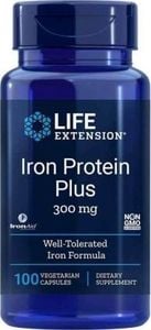 Life Extension Life Extension - Iron Protein Plus, Żelazo, 300mg, 100 caps 1