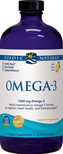 Nordic naturals Nordic Naturals - Omega-3 w Płynie, 1560mg Omega 3, 473 ml 1