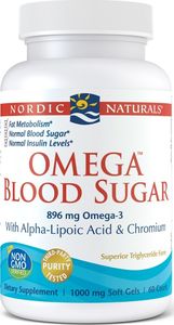 Nordic naturals Nordic Naturals - Omega Blood Sugar, 896mg, 60 kapsułek miękkich 1