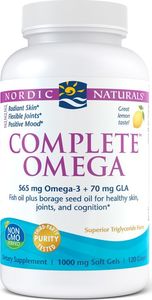 Nordic naturals Nordic Naturals - Complete Omega, Smak Cytrynowy, 120 kapsułek miękkich 1