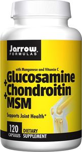 JARROW FORMULAS Jarrow Formulas - Glukozamina + Chondroityna + MSM, 120 kapsułek 1