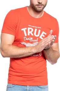 Mustang T-SHIRT MĘSKI MUSTANG AARON C PRINT FLAME SCARLET S 2