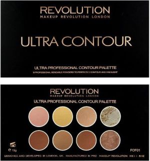 Makeup Revolution Ultra Contour Palette Zestaw do modelowania twarzy 13g 1
