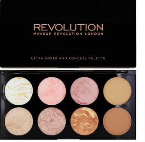 Makeup Revolution Blush Palette 8 Zestaw róży,bronzerów i rozświetlaczy Golden Sugar 13g 1