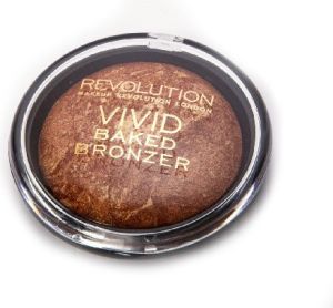 Makeup Revolution Baked Bronzer Puder brązujący wypiekany Rock 10g 1