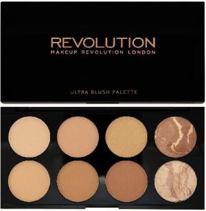 Makeup Revolution Blush Palette 8 Zestaw bronzerów i rozświetlaczy All About Bronze 13g 1