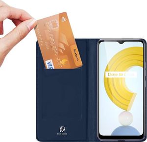 Dux Ducis Dux Ducis Skin Pro kabura etui pokrowiec z klapką Realme C21 czarny 2