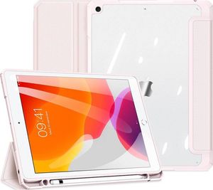 Etui na tablet Dux Ducis Dux Ducis Toby pancerne etui z klapką Smart Case do iPad 10.2'' 2020 / iPad 10.2'' 2019 z uchwytem na Apple Pencil różowy 1