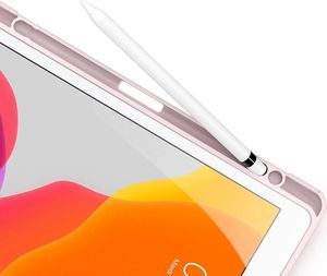 Etui na tablet Dux Ducis Dux Ducis Toby pancerne etui z klapką Smart Case do iPad 10.2'' 2020 / iPad 10.2'' 2019 z uchwytem na Apple Pencil różowy 3