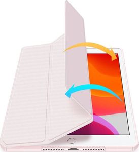 Etui na tablet Dux Ducis Dux Ducis Toby pancerne etui z klapką Smart Case do iPad 10.2'' 2020 / iPad 10.2'' 2019 z uchwytem na Apple Pencil różowy 4