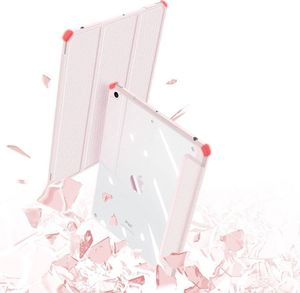 Etui na tablet Dux Ducis Dux Ducis Toby pancerne etui z klapką Smart Case do iPad 10.2'' 2020 / iPad 10.2'' 2019 z uchwytem na Apple Pencil różowy 5