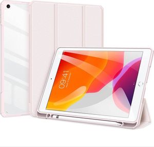 Etui na tablet Dux Ducis Dux Ducis Toby pancerne etui z klapką Smart Case do iPad 10.2'' 2020 / iPad 10.2'' 2019 z uchwytem na Apple Pencil różowy 9