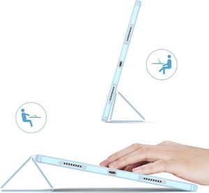 Etui na tablet Dux Ducis Dux Ducis Toby pancerne etui z klapką Smart Case do iPad Air 2020 z uchwytem na Apple Pencil niebieski 12