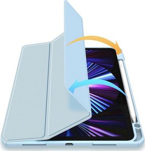 Etui na tablet Dux Ducis Dux Ducis Toby pancerne etui z klapką Smart Case do iPad Air 2020 z uchwytem na Apple Pencil niebieski 9