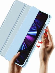 Etui na tablet Dux Ducis Dux Ducis Toby pancerne etui z klapką Smart Case do iPad Air 2020 z uchwytem na Apple Pencil niebieski 10