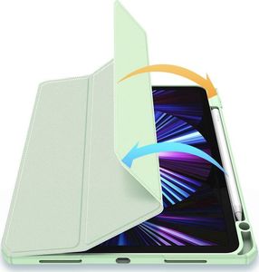 Etui na tablet Dux Ducis Dux Ducis Toby pancerne etui z klapką Smart Case do iPad Air 2020 z uchwytem na Apple Pencil zielony 9