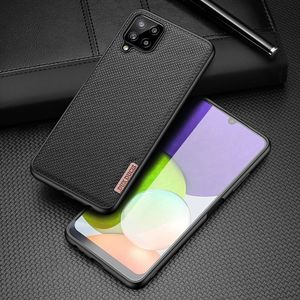 Dux Ducis Dux Ducis Fino etui pokrowiec pokryty nylonowym materiałem Samsung Galaxy A22 4G czarny 2