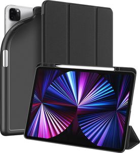 Etui na tablet Dux Ducis DUX DUCIS Osom żelowe etui na tablet Smart Sleep z podstawką iPad Pro 12.9'' 2021 czarny 1