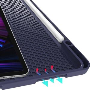 Etui na tablet Dux Ducis DUX DUCIS Osom żelowe etui na tablet Smart Sleep z podstawką iPad Pro 12.9'' 2021 czarny 13