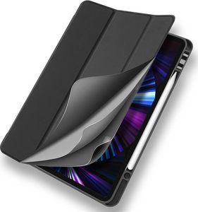 Etui na tablet Dux Ducis DUX DUCIS Osom żelowe etui na tablet Smart Sleep z podstawką iPad Pro 12.9'' 2021 czarny 2