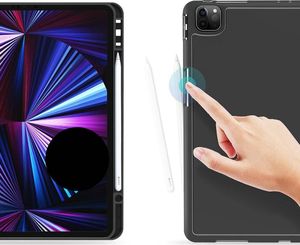 Etui na tablet Dux Ducis DUX DUCIS Osom żelowe etui na tablet Smart Sleep z podstawką iPad Pro 12.9'' 2021 czarny 3