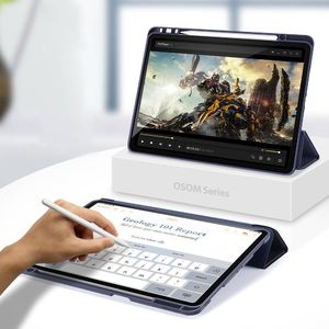 Etui na tablet Dux Ducis DUX DUCIS Osom żelowe etui na tablet Smart Sleep z podstawką iPad Pro 12.9'' 2021 niebieski 13