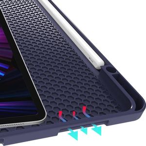 Etui na tablet Dux Ducis DUX DUCIS Osom żelowe etui na tablet Smart Sleep z podstawką iPad Pro 12.9'' 2021 niebieski 15