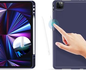 Etui na tablet Dux Ducis DUX DUCIS Osom żelowe etui na tablet Smart Sleep z podstawką iPad Pro 12.9'' 2021 niebieski 3
