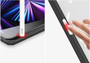 Etui na tablet Dux Ducis Dux Ducis Toby pancerne etui z klapką Smart Case do iPad Pro 11'' 2021 z uchwytem na Apple Pencil czarny 15