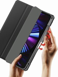 Etui na tablet Dux Ducis Dux Ducis Toby pancerne etui z klapką Smart Case do iPad Pro 11'' 2021 z uchwytem na Apple Pencil czarny 9