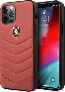 Ferrari Ferrari FEHQUHCP12MRE iPhone 12/12 Pro czerwony/red hardcase Off Track Quilted 1