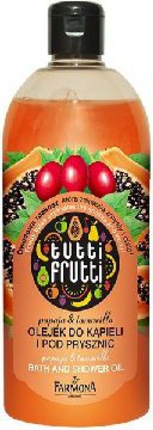 Farmona Tutti Frutti Olejek do kąpieli Papaja & Tamarillo 500ml 1