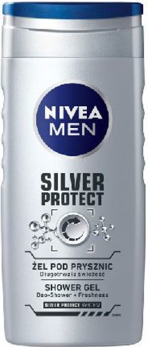 Nivea Żel pod prysznic Silver Protect for men 250ml 1