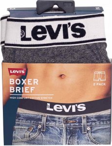 Levi`s Levi's Boxer 2 Pairs Briefs 37149-0398 szary M 9