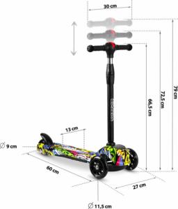 Hulajnoga Ricokids Piko Żółty (765011) 11