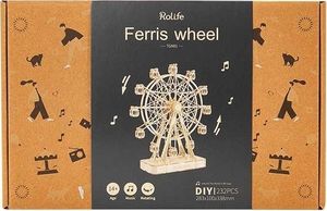 Robotime Technology ROBOTIME Drewniany Model Puzzle 3D Diabelski Młyn Pozytywka 2