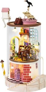 Robotime Technology ROBOTIME Składany Drewniany Domek W Tubie 3D Samotny Sąsiad 2