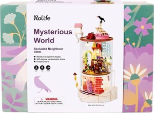 Robotime Technology ROBOTIME Składany Drewniany Domek W Tubie 3D Samotny Sąsiad 10