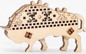 EcoWoodArt EWA Drewniane Puzzle 3D Żubr 2
