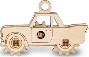 EcoWoodArt EWA Drewniane Puzzle 3D Samochodzik 2