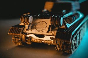 EcoWoodArt EWA Drewniane Puzzle 3D Czołg T-34-85 11