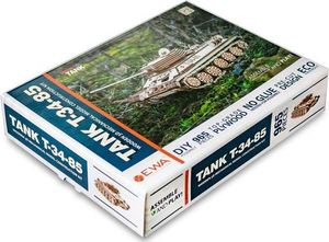 EcoWoodArt EWA Drewniane Puzzle 3D Czołg T-34-85 15